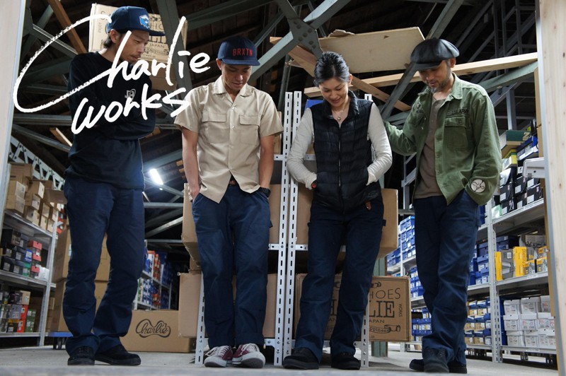 Charlie works|チャーリーワークス|通年作業服|ダブルニーペインターパンツ CHP001