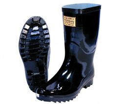 富士手袋工業 長靴  軽半長靴 996 / ブラック
