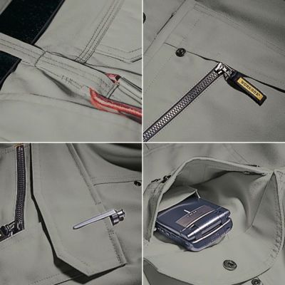 BURTLE バートル 作業着 秋冬作業服 ツータックカーゴパンツ 6052