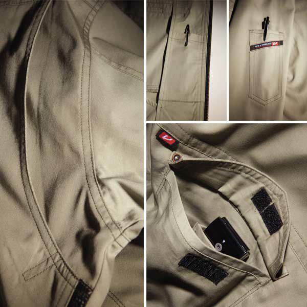 BURTLE バートル 作業着 春夏作業服 長袖シャツ 1103