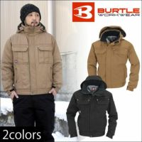 BURTLE バートル 作業着 秋冬作業服 防寒ジャケット 大型フード付  8110