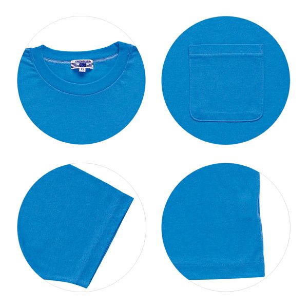 クロダルマ 作業着 春夏作業服 半袖Tシャツ ポケット付  2694