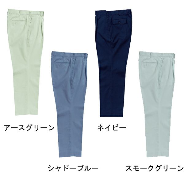 クロダルマ 作業着 春夏作業服 スラックス ワンタック  31069