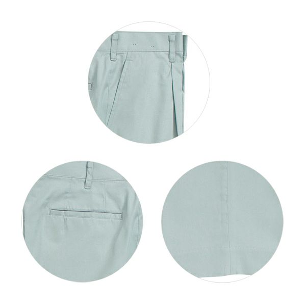 クロダルマ 作業着 春夏作業服 スラックス ワンタック  31069