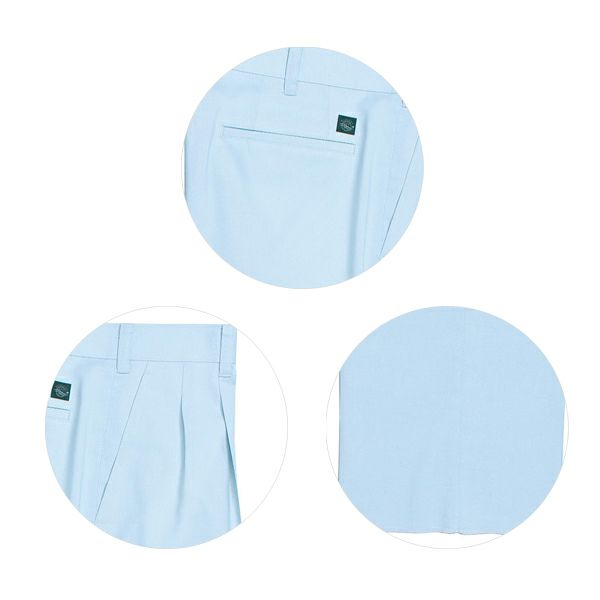 クロダルマ 作業着 春夏作業服 スラックス ツータック  31484