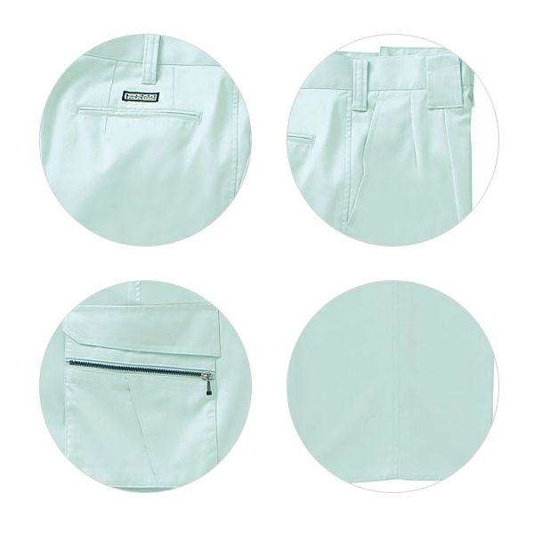 クロダルマ 作業着 春夏作業服 カーゴパンツ ツータック  35523