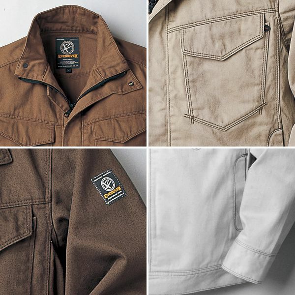EVENRIVER イーブンリバー 作業着 秋冬作業服 ユーロブルゾン US-907