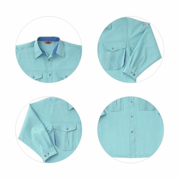 サンエス 作業着 10009 長袖シャツ AG10009 WA10009 春夏作業服