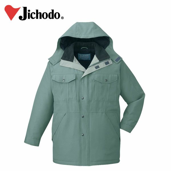 オンラインショッピング 自重堂 JICHODO エコ防水防寒コート(フード付) 48383 ネービー LLサイズ 通販