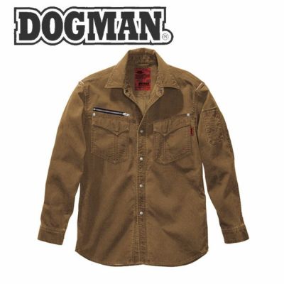 DOGMAN 作業着 秋冬作業服 長袖シャツ 8151