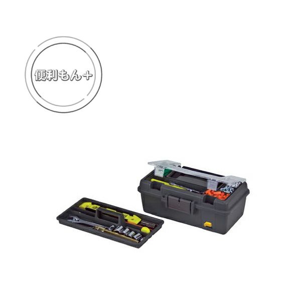 PLANO MOLDING 収納用品 PLANO 114002 トレイ付ツールボックス 33cm グレー V001144