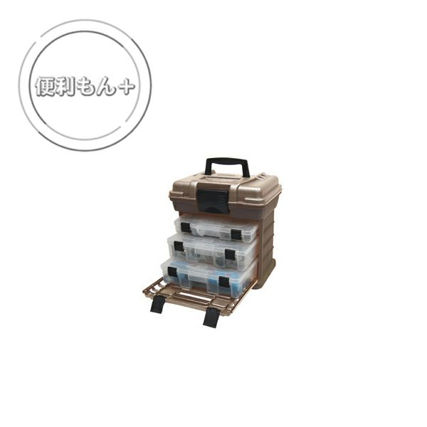 PLANO MOLDING 収納用品 PLANO 136330 3段トレー付工具箱 グレー 深 V213639