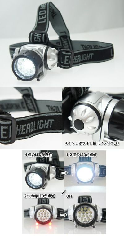 富士手袋工業 安全保安用品 ヘッドライト No.828