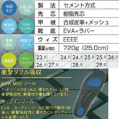 XEBEC ジーベック 安全靴 セフティシューズ 85121