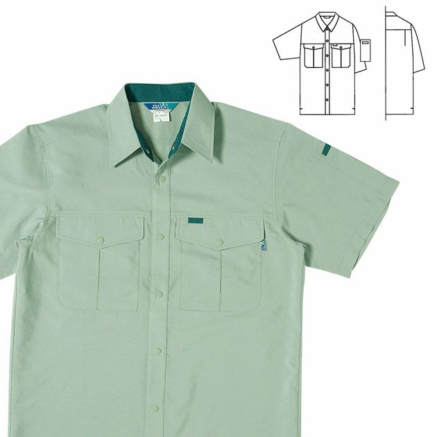 SOWA 桑和 作業着 春夏作業服 半袖シャツ 917