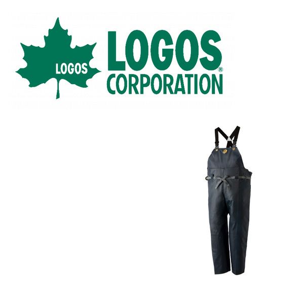 特号 LOGOS ロゴス レインウェア クレモナ水産・胸当付ズボン サスペンダー式  10062
