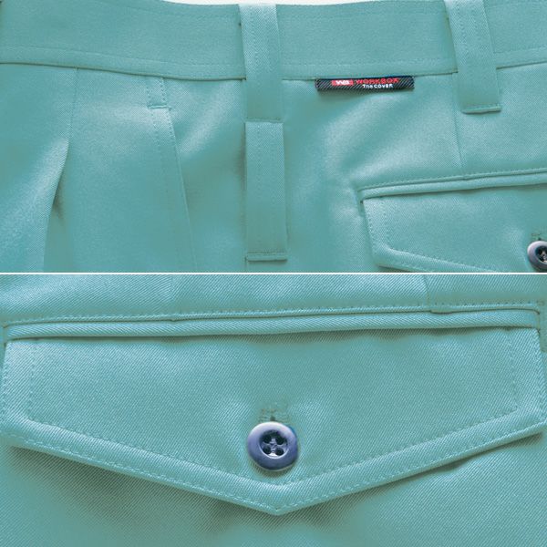 105～125cm BURTLE バートル 作業着 秋冬作業服 ツータックパンツ 7073