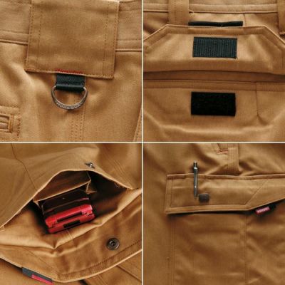 105～125cm BURTLE バートル 作業着 秋冬作業服 ワンタックカーゴパンツ 8052