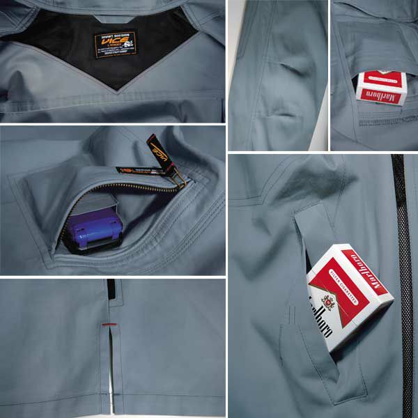 4L～5L BURTLE バートル 作業着 春夏作業服 長袖シャツ 1303