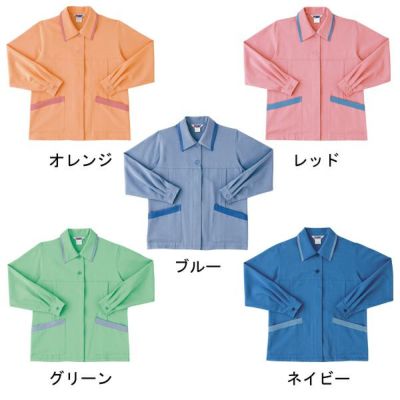 5L TSDESIGN 藤和 作業着 秋冬作業服 長袖スモック 57-1111