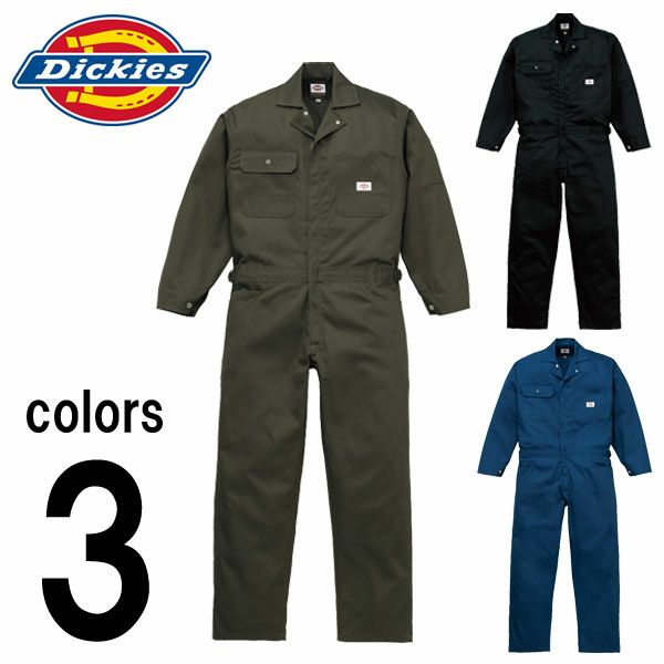 3L～5L Dickies ディッキーズ 作業着 通年作業服 年間物つなぎ服 1002