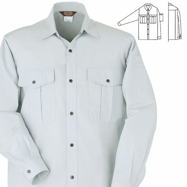 6L SOWA 桑和 作業着 春夏作業服 長袖シャツ 535