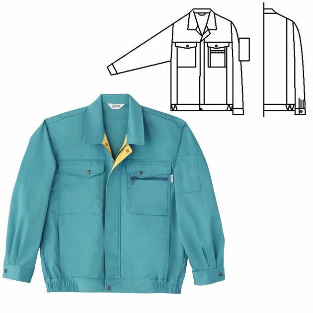 6L SOWA 桑和 作業着 秋冬作業服 長袖ブルゾン 4333