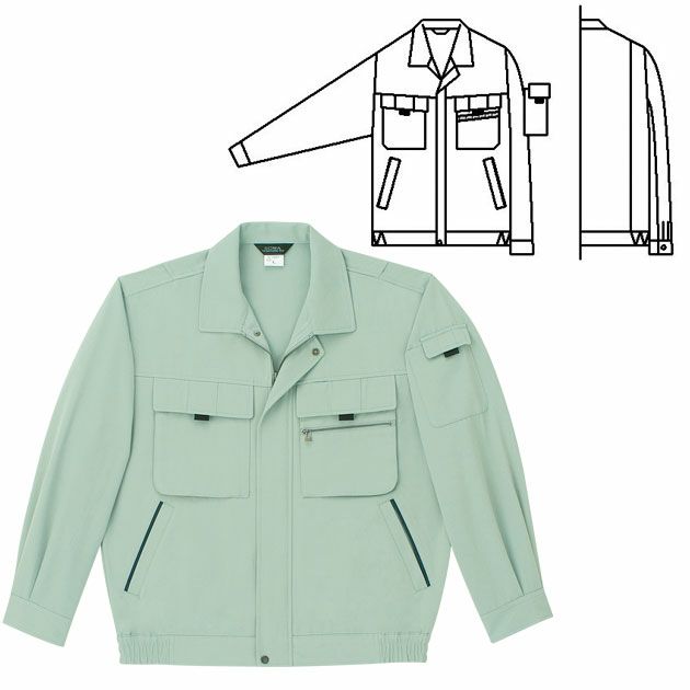 6L SOWA 桑和 作業着 秋冬作業服 長袖ブルゾン 4881