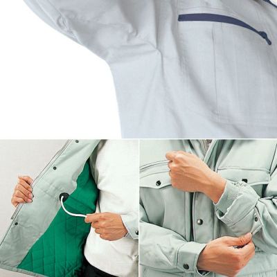 4L 自重堂 作業着 秋冬作業服 コート フード付  7800