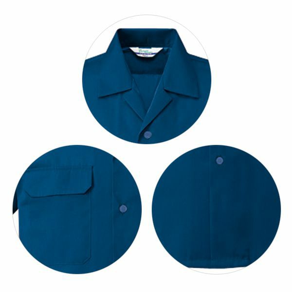 4L 自重堂 作業着 春夏作業服 半袖オープンシャツ 6056