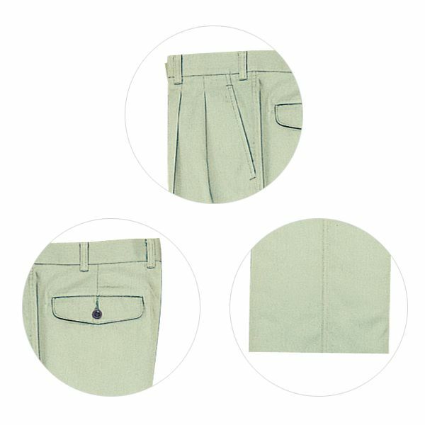 112～120cm 自重堂 作業着 春夏作業服 ツータックパンツ 14001