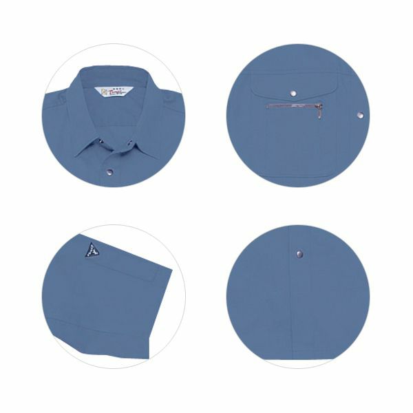 4L 自重堂 作業着 春夏作業服 半袖シャツ 14014