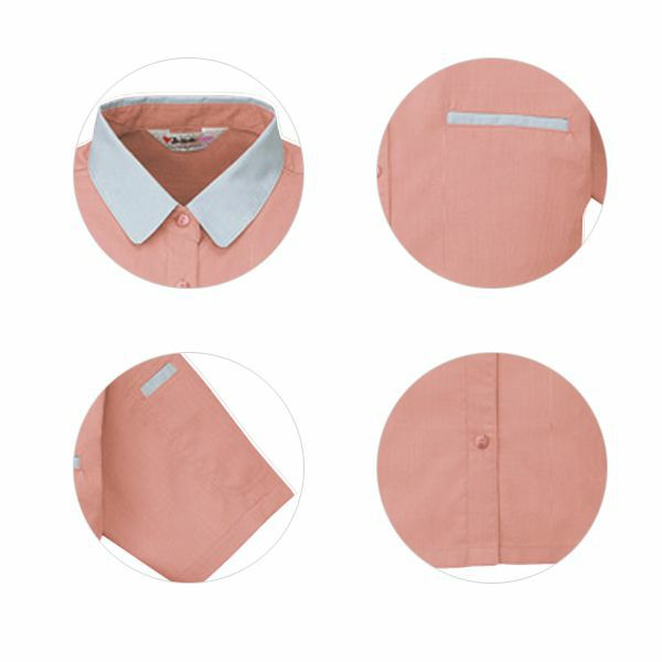 4L 自重堂 作業着 春夏作業服 レディース半袖シャ 45315