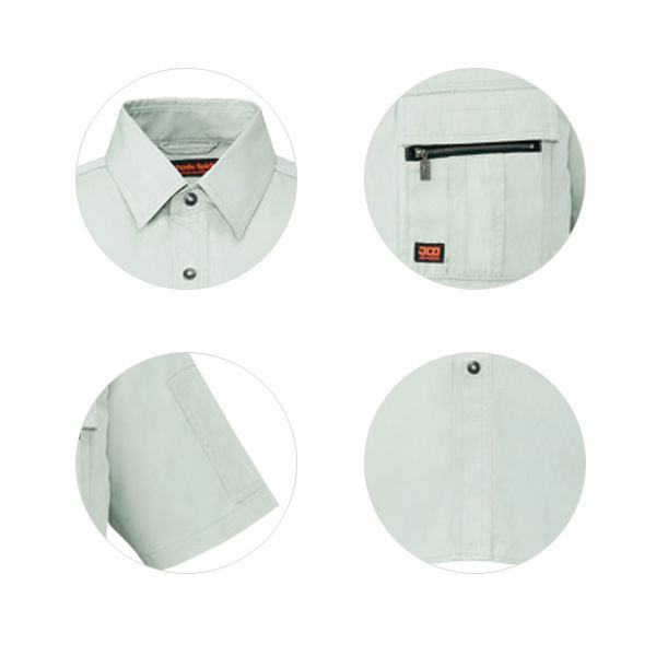 4L 自重堂 作業着 春夏作業服 半袖シャツ 46314