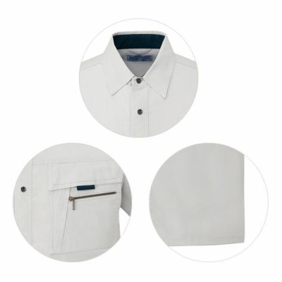 4L 自重堂 作業着 春夏作業服 半袖シャツ 85914