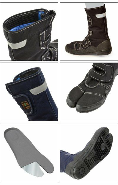 荘快堂 安全靴 高所適応股付安全シューズ エル・ウインズ 踏抜防止板入  VO-80F