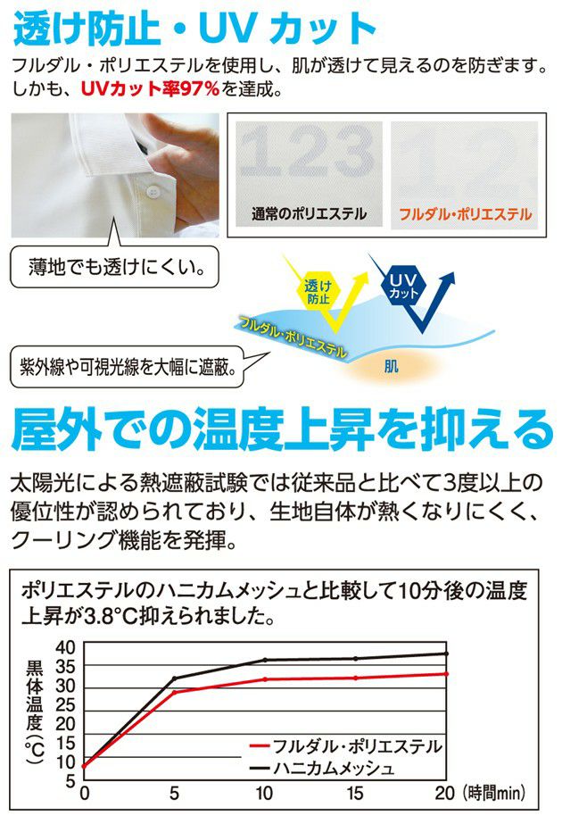 4L～5L CO-COS コーコス 作業着 作業服 3WAYカラー半袖ポロシャツ A-1217