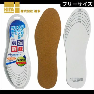 喜多 インソール MEMORY INSOLE メモリーインソール No.7960