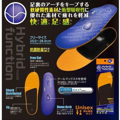 喜多 インソール ハイブリットファンクションインソール No.6920