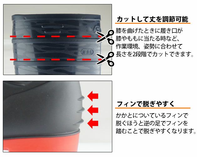 ユニワールド 長靴 安全耐油底長靴 SZ-640