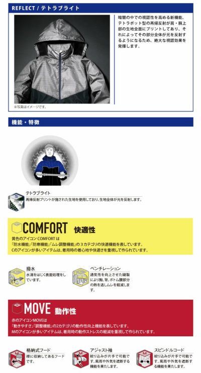 LOGOS ロゴス 作業着 作業服 リフレクターウィンドジャケット チャック 30782