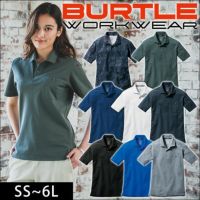 SS～4L BURTLE バートル 作業着 春夏作業服 半袖ポロシャツ 667