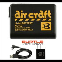 BURTLE バートル 作業着 空調作業服 エアークラフト リチウムイオンバッテリー（コンパクト） AC140