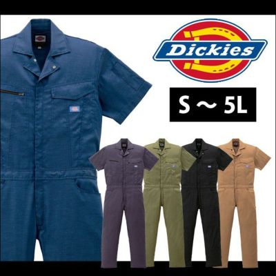 S～3L Dickies ディッキーズ 作業着 春夏作業服 半袖つなぎ服 21-1811