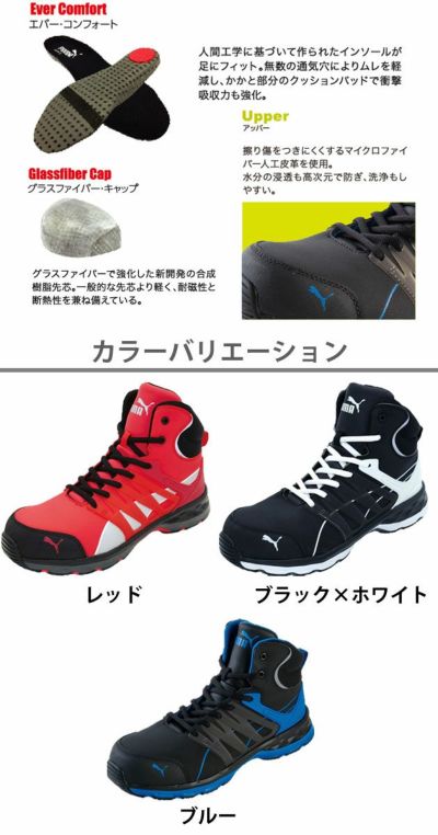 PUMA プーマ 安全靴 VELOSITY 2.0（ヴェロシティ2.0） 63.341.0 63.343.0 63.342.0