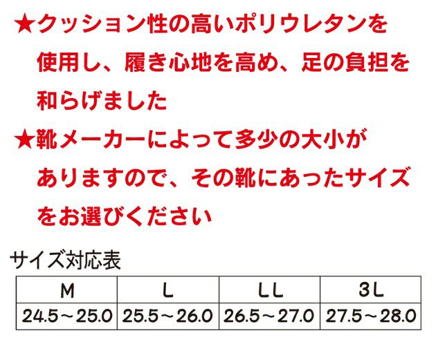 イエテン インソール ウレタンクッションインソール N94