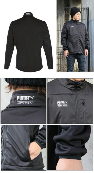 PUMA プーマ 作業着 秋冬作業服 ソフトシェルジャケット 30-6000