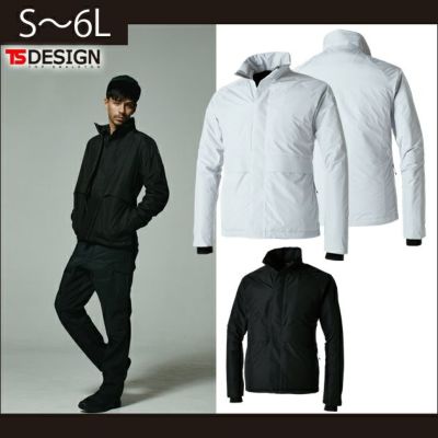 S～4L TSDESIGN 藤和 作業着 秋冬作業服 TSWOVENストレッチ防風ジャケット 84726