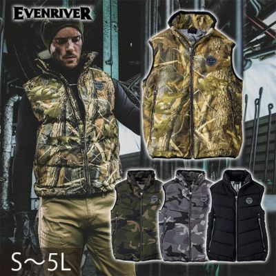 EVENRIVER イーブンリバー 作業着 秋冬作業服 ファイバーダウンヒート