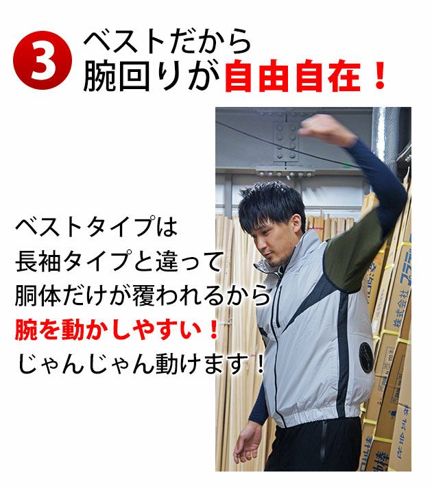 7L SHINMEN(シンメン) 作業着 空調作業服 S-AIR EUROスタイルベスト 05902 服のみ
